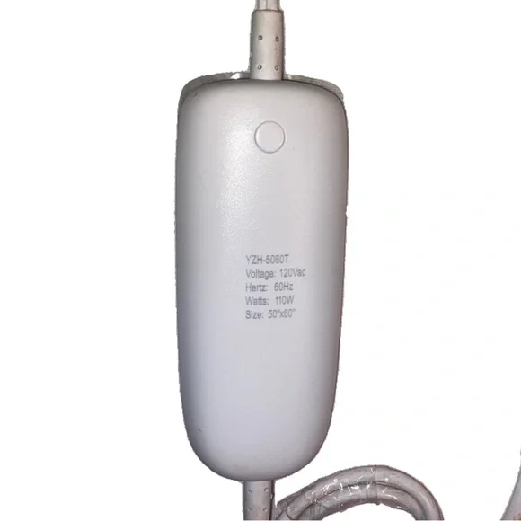 YZH-5060T 50” x 60” Electric Heating Blanket 3-Pin Remote, 120VAC 60Hz 110W - Picture 4 of 6
